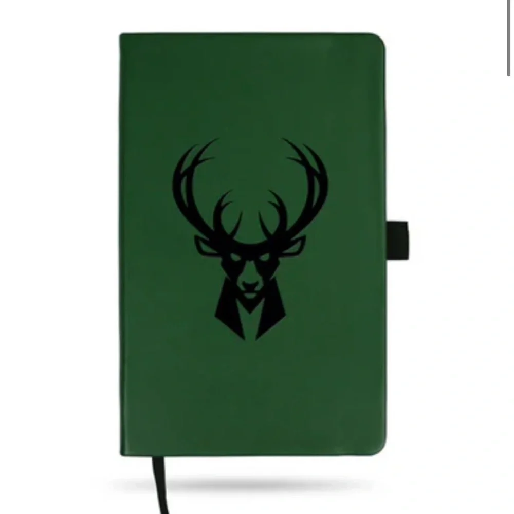 NBA Milwaukee Bucks Laser Engraved Notebook
